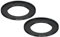 PATIKIL 46mm-67mm Metal Step Up Ring, 2 Pack Camera Lens Filter Adapter Ring Aluminum Filter Adapter Ring for Camera Lenses Hood, Black