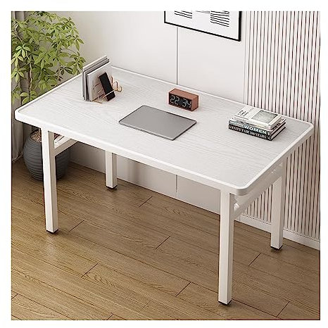 PC Tisch Klappbarer PC-Tisch, einfacher Esstisch, Zuhause, Schlafzimmer, Schreibtisch, einfacher und moderner Schreibtisch for Studenten, Mieten Sie einen kleinen Tisch, modischer Kunst-PC-Tisch Offic