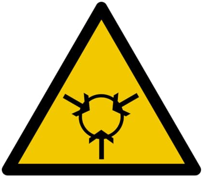 W242 Warnschild und Warnschild – Maße wählbar