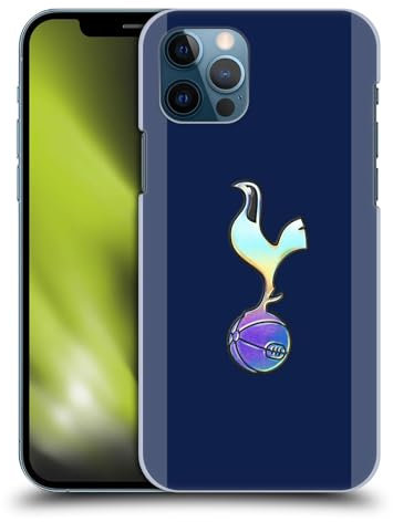 Head Case Designs Officially Licensed Tottenham Hotspur F.C. Dark Blue and Purple 2023/24 Badge Hard Back Case Compatible With Apple iPhone 12 / iPhone 12 Pro