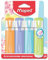 Maped - Textmarker FLUO PEPS PASTELL - 4 Textmarker in verschiedenen, leichten Pastelltönen
