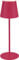 Majestic AGATA - Lampada da tavolo LED senza fili ricaricabile, Lunga durata, Dimmer Touch, Luce Calda-Naturale-Fredda, per interni ed esterni IP54, H37cm, Rosso