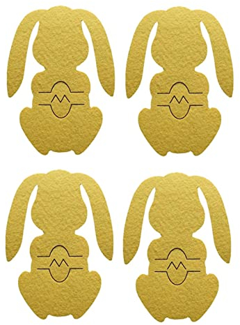 4Stück Osterhasen Utensilienhalter,Besteckhalter Osterhase Filz,Ostern Besteckhalter Filz Ostern Bestecktaschen,Ostern Besteckhalter,Osterhasen Besteckhalter,Ostern Tisch Deko Osterhase Bestecktasche