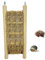 1 Stück Einsiedlerkrebse, Kletter-Holzleiterbrücke mit Haken, Kleintiere, Kletterspielzeug mit Seil für Einsiedlerkrebse, Chamäleon, Eidechsen, Reptilien, Vogel, Papagei