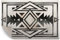 murando - Tapis de décoration Oriental 180x120 cm - Tapis Cuisine Grand Antidérapant Salon Interieur Chambre Salle de Bain Doux Résistant à l'eau Durable Motif Ethnique Noir et Blanc p-A-0045-bi-a
