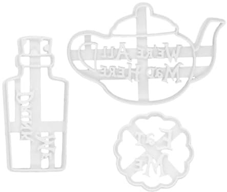 Hintyne Keksform-Set zum Selbermachen Keks-/Kuchenbackformen „Eat Me Dessert-Prägestempel 3-teiliges Keksform-Set