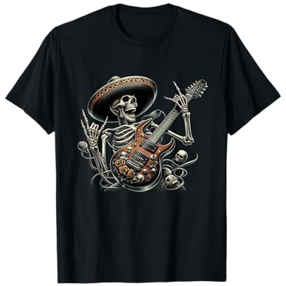 Mexiko Skelett Halloween Dia De Los Muertos T-Shirt
