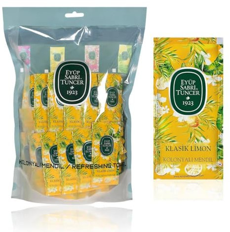 Eyup Sabri Tuncer 150 Tücher mit Eau de Cologne Zitrone