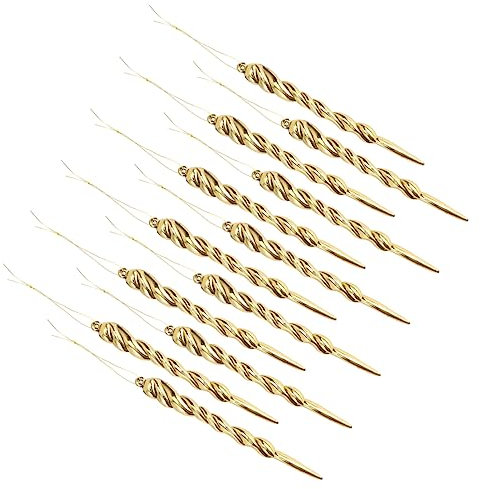 OFFSCH 12 Pezzi Di Decorazioni Per Lalbero Di Natale Ornamenti Natalizi Ciondolo Di Ghiaccio Appeso Decorazione Natalizia