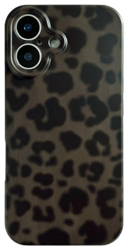 AMART iPhone 16 Case - Cute Leopard Cheetah Animal Print Phone Case, Women Girls Cool Classic Light Slim Fit Protective Cover for iPhone 6.2 inch