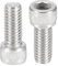 PATIKIL 10 Stück 3/8-16x7/8 Sechskantschrauben mit Innensechskant, 304 Edelstahlschrauben Sechskant-Antrieb Schrauben Set, Helle Oberfläche Gewindeschrauben Vollgewinde für Reparatur