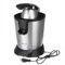 Exprimidor de Naranja Electrico 350W, Exprimidor de Zumo con Mango para Presionar, Extractor Jugo Limon con Palanca Easy Press, Exprime los Citricos Con Brazo de Prensar, Cuerpo Acero, Deposito 400ml