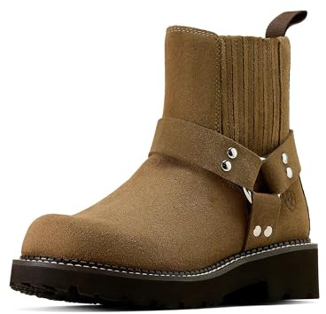 ARIAT Fatbaby Chelsea Harness Westernstiefel für Damen, Hellbraunes Wildleder, 7 X-Narrow