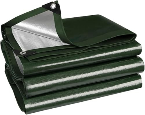 wasserdichte Plane 5x15m, Heavy Duty Pe Wendebeschichtet, 0,2mm Dicke Plane Mit Ösen, Uv-beständig, Für Überdachungszelt, Boot, Wohnmobil Oder Poolabdeckung, 1.8x2m