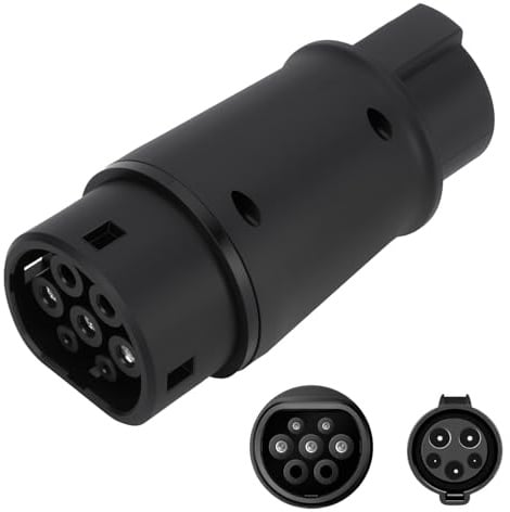 Frawacy Typ 2 auf Typ 1 EV Adapter,Max 32A, 250V AC,geeignet für Elektrofahrzeuge J1772, Adapter für Elektrofahrzeuge IEC 62196 auf SAE J1772