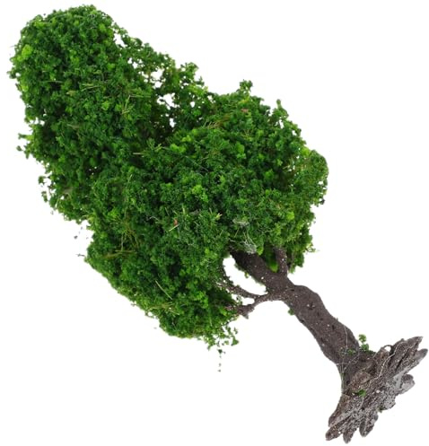 DIYEAH Albero Miniatura per Diorama e Giardino Fatato Pianta Decorativa Resistente per Scenografie Treno e Case delle Bambole