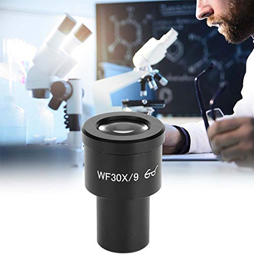 KIMISS Ocular Gran Angular GWF001 Wf30X/9 Lente Ocular de Microscopio Gran Angular de 23,2 Mm 9 Mm - de Microscopio de Aumento