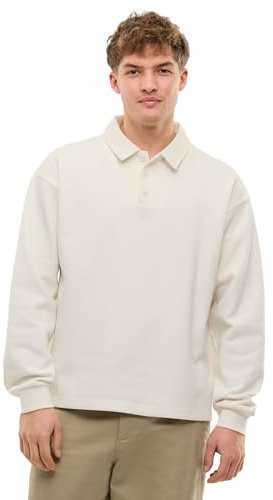 Johnny Urban Poloshirt Herren & Damen - Brandon - Polo Langarmshirt aus Baumwolle & Polyester - Oversized Pullover Unisex - Schwerer Stoff
