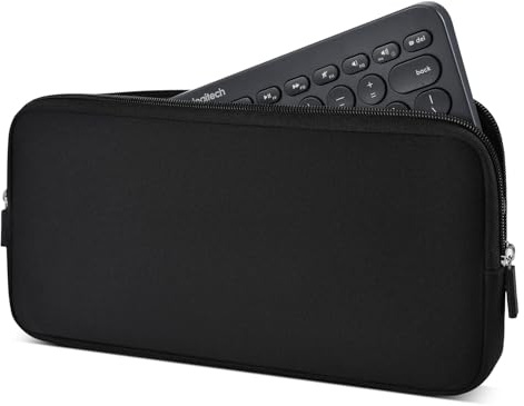 Premium Logitech K380 Keyboard Cover Sleeve Case, Padded Shockproof Neoprene Bag for Logitech Pebble Keys 2 K380s & Logitech K380 Bluetooth Keyboard Accessories Cover Soft Pouch