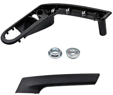 KVKQMLFEAW Türgriff Innen Auto FÜR Polo FÜR 6N FÜR 6N2 1999-2002 6N0867179E 6N0867180E Auto Innen Tür Griff Mit Halte Abdeckung Griff Autotür Innen(Right)