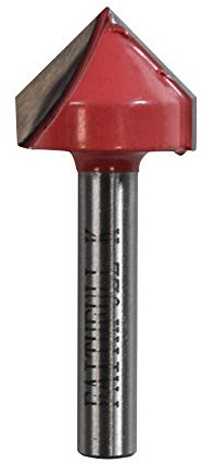 Faithfull FAIRB51 Router Bit TC V Groove 1/4in 13.0mm x 19.1mm