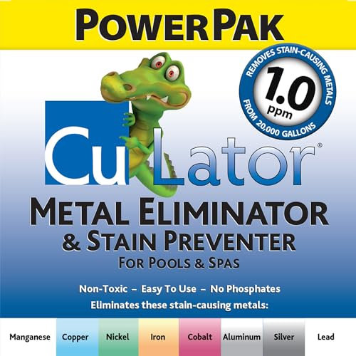 Periodic Products Cul-1mo Culator/éliminateur de métal et Anti-Taches pour Natation