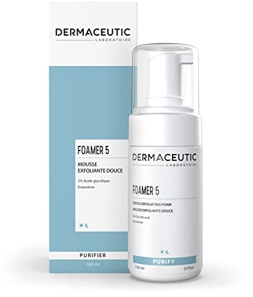 Dermaceutic Foamer 5 - Milder Reinigungsschaum - Aufhellende Gesichtsreinigung - Peelingschaum für ein klares Hautbild und einen strahlenden Teint - 100 ml