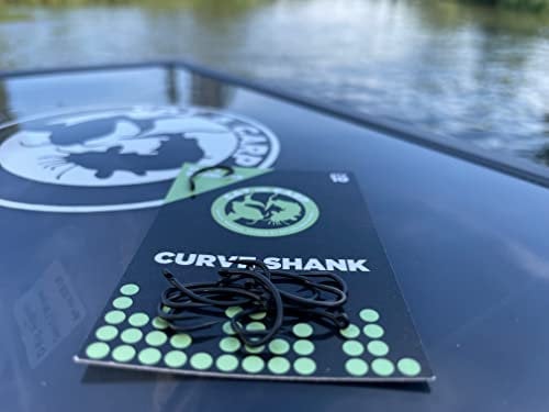 10 Carp Fishing Hooks. Curve Shank Hooks. Barbless Hooks Size 6
