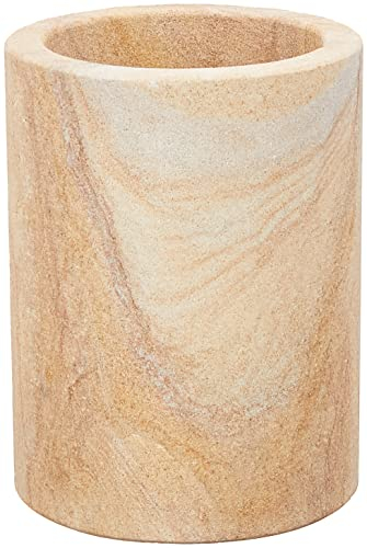 Kela Mundspülbecher, beige, 10 cm, Stein
