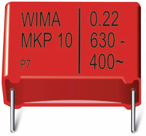 WIMA Folienkondensator, 0,022UF, 400V-, radial, RM 10, MKP1G022203C00KSSD