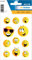 HERMA 15042 Aufkleber Smiley klein groß, 33 Stück, Belohnung Sticker mit lustigen Emoji Gesicht Motiv, Kinder Etiketten für Schule Grundschule Schüler Tagebuch Scrapbooking Geburtstag Deko DIY Basteln