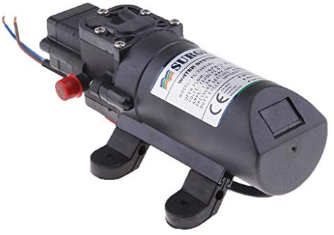 Backbayia Marine 12V Pompe Pression d'eau électrique Pompe de Pulvérisateur Auto-amorçante pour Bateau Marin RV