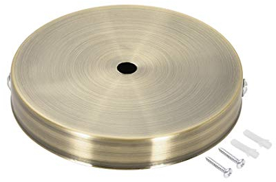sourcing map Retro Licht Baldachin Satz Wandleuchte Deckenplatte Halterung 120mm 4,7 Zoll Bronze