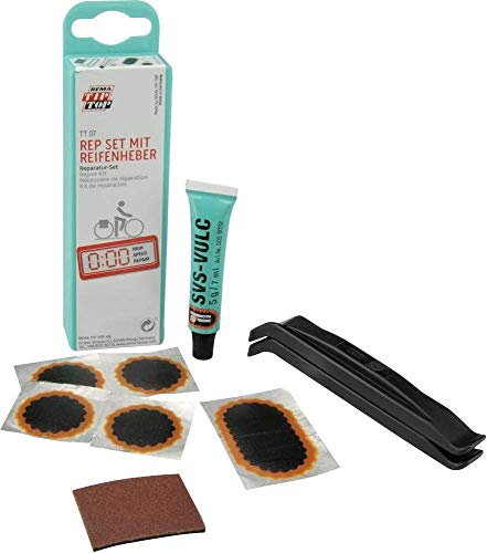 TIP TOP 60663 TT 07 Kit de réparation pour VTT Noir, multicolore, 9-teilig