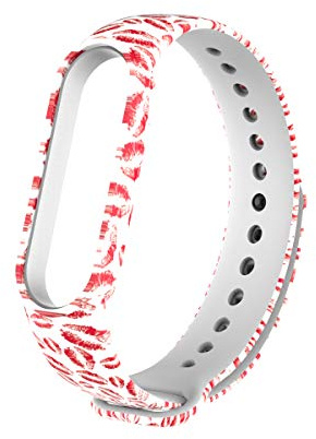 Shieranlee Compatibile con Xiaomi Mi Band 5 Smart Strap ， Cinturini di Ricambio in Silicone per Xiaomi Mi Band 5 Smart Bracelet Cinturino Display A Colori NFC