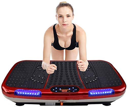XBSXP Exercise machine with ultra thin vibrating plate remote control with Power Board vibration board for fitness training with fat burner