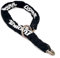 RADIKAL RK14120L Premium Motorcycle Anti Theft Chain, Hardened ø14mm/0.55in Steel Links, 120cm/3.9ft Loop Ring, Textile Cover, Padlock Chain Garage Anchorage, Containers, Gates, Scooter, Bike