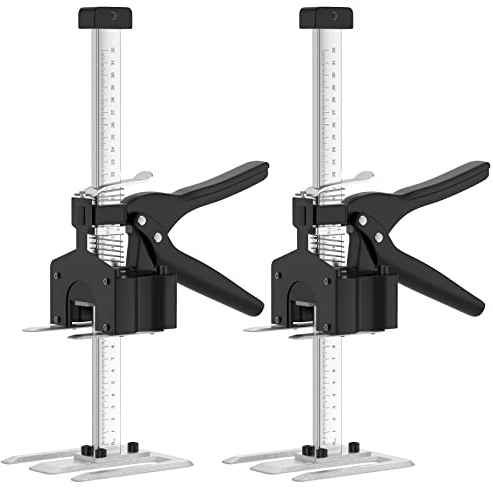 IMAYCC Möbelheber Schrank Heber Arbeitssparender Arm 35cm 2 Stück Hebewerkzeug Schrankheber Hebeheber für die Installation von Schränken, Türen und Holzpaneelen, Hebebühnen
