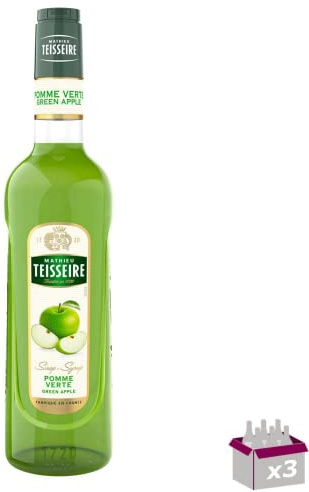 Los 3 - Teisseire - grüner Apfelsirup - 70cl