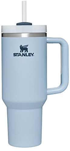 STANLEY Quencher H2.0 FlowState - Vaso aislado al vacío de acero inoxidable con tapa y popote para agua, té helado o café, batidos y más