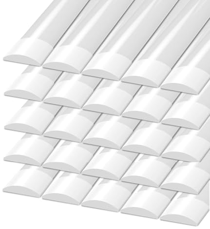 Ledvion - 25er-pack LED Batten T8 Tube 120cm (30W, 6500K, 4800L), Leuchtstreifen, LED-Leuchtstoffröhre Flicker-Free, Deckenleuchten Garage Beleuchtung