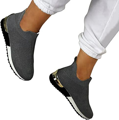 NUSGEAR 2023 Zapatillas Deportivas Mujer Running Deporte Zapatos Casual Calzado Cómodos Correr Jogging Caminar Ligeros Duraderos Transpirables gym Fitness Atlético Tenis Trabajo Sneakers Talla Grande