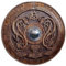 Mittelalterlicher Wikinger Holzschild Historischer Ritter Rüstung Schild Schlacht Kampf Krieger Schild Holzschild Nachstellung LARP Rüstung Schild Halloween