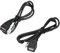 CGEAMDY 2 Stück Auto USB Verlängerungskabel Adapter, 4 Poliger und 6 Poliger Anschluss Kabel, USB Buchse Schnittstelle zu Armaturenbrett Mount Panel Verlängerungskabel