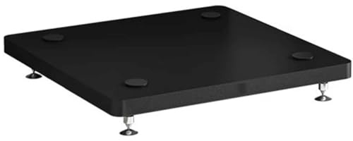 Home speaker tray vibration damping feet bookshelf base vibration damping plate HIFI stereo subwoofer anti-vibration pad height adjustable free movement strong support capacity safety and durability l