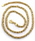 generico Kette aus 18 Karat Gelbgold, 750, Königskette, eckig, Dicke 4,1 mm, Länge 50 cm., 50 CM, Gold, Kein Edelstein