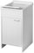 Bonussi Mobile Lavatoio in PVC 45x50x85cm 1 Anta Forlani Honest Bianco