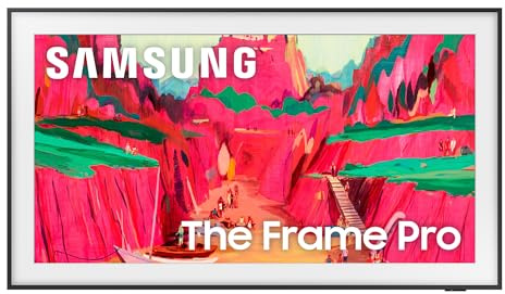 Samsung 65-Inch Class The Frame Pro LS03FW 4K Neo QLED Mini LED Smart TV (2025 Model) Slim Fit Wall Mount, Modern Frame Design, Wireless One Connect, NQ4 AI Gen3 Processor, Art Mode, Alexa Built-in