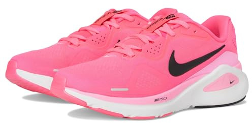 Nike Structure 26 Straßenlaufschuh Für Damen, Hyper Pink/Pink Spell/Weiß/Schwarz, HJ1101-601, 41 EU (W 9.5 US)