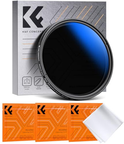 K&F Concept Filtro Polarizzatore Circolare CPL per GoPro Hero 13/12/11/10/9, Filtro CPL con 28 Strati di Nano Rivestimento, Fotocamera di Azione Accessori